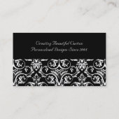 Black Grand Insignia Monogram Visitekaartjes (Achterkant)