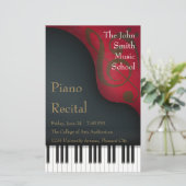Black Grand Piano Overweging Poster & concert prog (Staand voorkant)