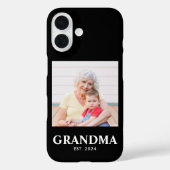 Black Grandma Established Bold Photo Case-Mate iPhone Case (Achterkant)