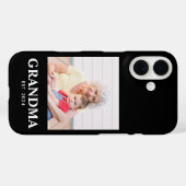 Black Grandma Established Bold Photo Case-Mate iPhone Case (Achterkant (horizontaal))