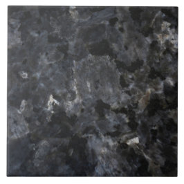 Black Granite Faux Ceramic Tile Tegeltje
