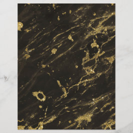 Black Granite Marble Gold Veins 3-scrapbook