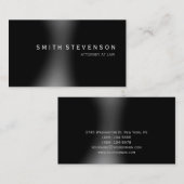 Black Gray Attorney on Law Visitekaartje (Voorkant / Achterkant)