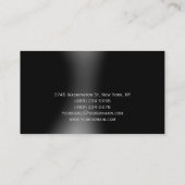 Black Gray Attorney on Law Visitekaartje (Achterkant)