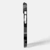 Black Gray Camo Case-Mate iPhone Case (Achterkant / Links)