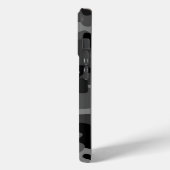 Black Gray Camo Case-Mate iPhone Case (Achterkant / Links)