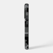 Black Gray Camo iPhone Hoesje (Linkerkant)