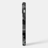 Black Gray Camo iPhone Hoesje (Linkerkant)