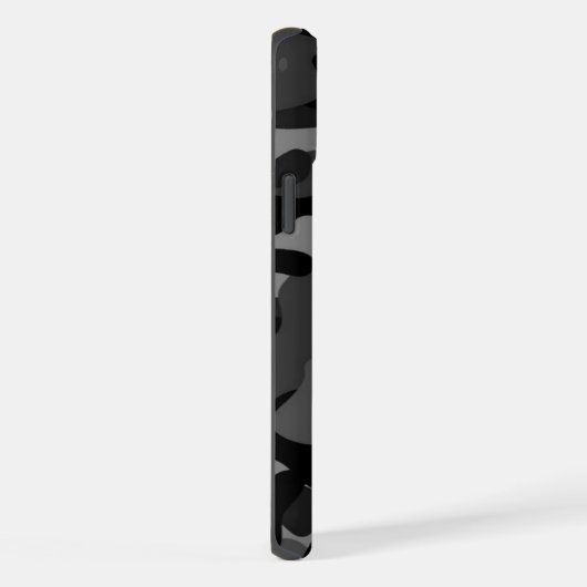 Black Gray Camo iPhone Hoesje (Rechterkant)