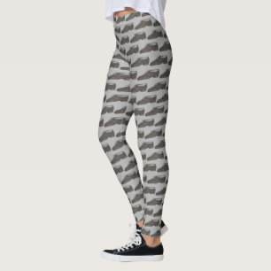 Black Gray Dance Teacher Jazz Shoe Dancer Legging