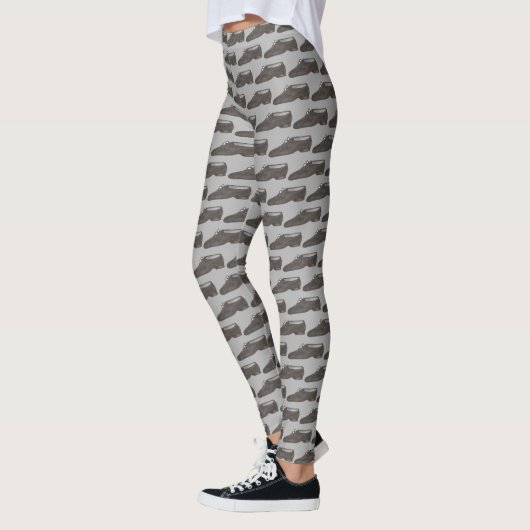 Black Gray Dance Teacher Jazz Shoe Dancer Legging (Links)