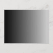 Black Gray Ombre Blank Briefkaart (Voorkant)