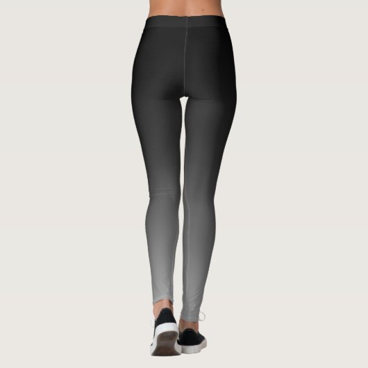 Black Gray Ombre Leggings (Achterkant)