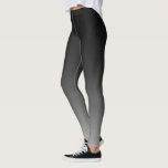 Black Gray Ombre Leggings<br><div class="desc">Leggings van de gradiënt door leonbientie.</div>