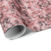 Black Gray Pink White Modern Geometric Abstract Cadeaupapier (Rol Hoek)