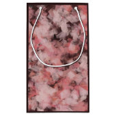 Black Gray Pink White Modern Geometric Abstract Klein Cadeauzakje (Achterkant)