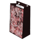 Black Gray Pink White Modern Geometric Abstract Klein Cadeauzakje (Achterkant Gekanteld)