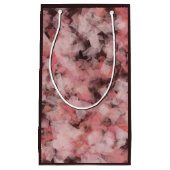 Black Gray Pink White Modern Geometric Abstract Klein Cadeauzakje (Voorkant)