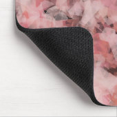 Black Gray Pink White Modern Geometric Abstract Muismat (Hoek)