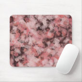 Black Gray Pink White Modern Geometric Abstract Muismat (Met muis)