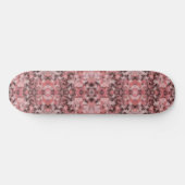 Black Gray Pink White Modern Geometric Abstract Persoonlijk Skateboard (Horizontaal)
