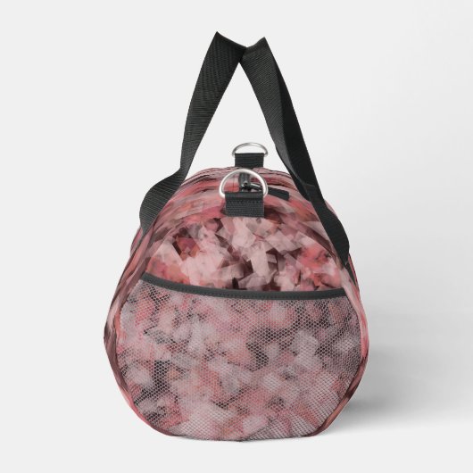 Black Gray Pink White Modern Geometric Abstract Plunjezak (Rechts)