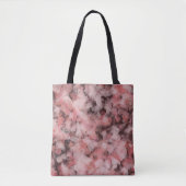 Black Gray Pink White Modern Geometric Abstract Tote Bag (Voorkant)