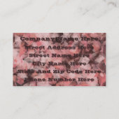 Black Gray Pink White Modern Geometric Abstract Visitekaartje (Achterkant)