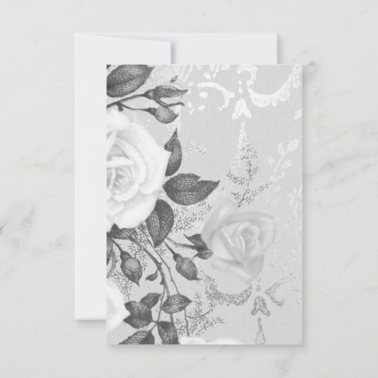 BLACK GRAY WHITE SPRING ROOS ALLE GEVALLEN RSVP (Achterkant)