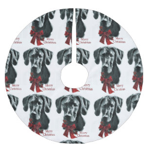 Black Great Dane Kerstmis Kerstboom Rok