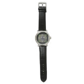 Black Green and Blue Mesmerizing Celtic Knot Horloge (Vlak)