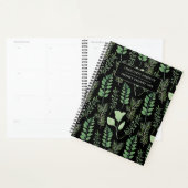 Black Green Botanical Planner (Display)