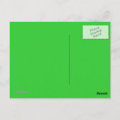 Black Green Clover Heart St Patrick's Day Briefkaa Briefkaart (Achterkant)