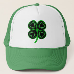Black Green Clover Heart St Patrick's Green Pet
