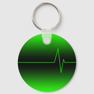 Black Green EKG Sleutelhanger