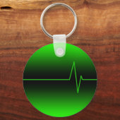 Black Green EKG Sleutelhanger (Voorkant)