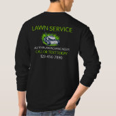 Black Green Lawn Care en Service Professional T-shirt (Achterkant)