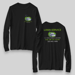 Black Green Lawn Care en Service Professional T-shirt