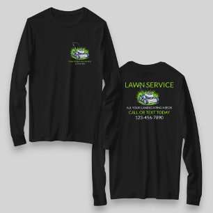 Black Green Lawn Care en Service Professional T-shirt