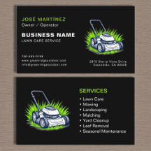 Black Green Lawn Care & Services Professional