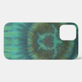 Black Green Love Turtles Heart Tie Dye Case-Mate iPhone Case (Achterkant (horizontaal))