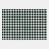 Black Green Pset Inpakpapier Vel (Voorkant)