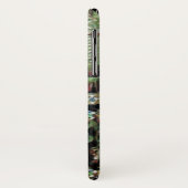 BLACK GREEN RED ART NOUVEAU GEMSTONE MONOGRAM Ruby Case-Mate iPhone Case (Achterkant/links)