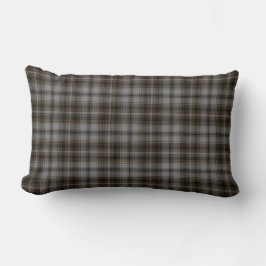 Black Grey Brown Tartan Pset Kussen