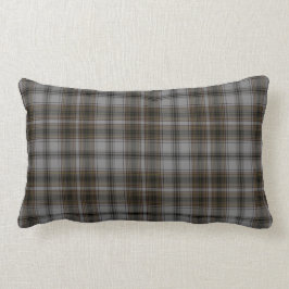 Black Grey Brown Tartan Pset Kussen