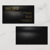 Black Grey Gold Visitekaartje (Voorkant / Achterkant)