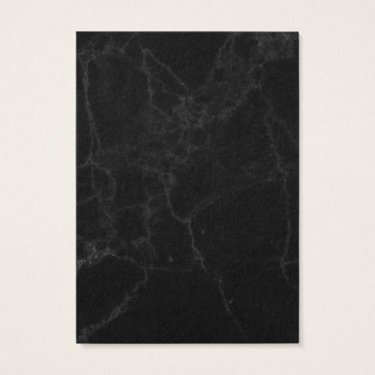 Black Grey Marmer Earring Display Card Visitekaartje (Achterkant)