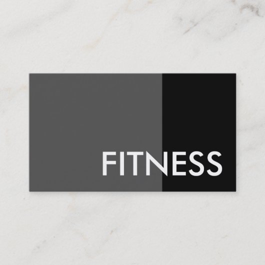 Black Grey Modern Professional Sport Visitekaartje (Voorkant)