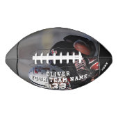 Black Grey Name Number Team Full Photo Football (Voorkant)