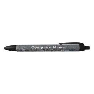 Black & Grey  Pattered Company/Event Zwarte Inkt Pen